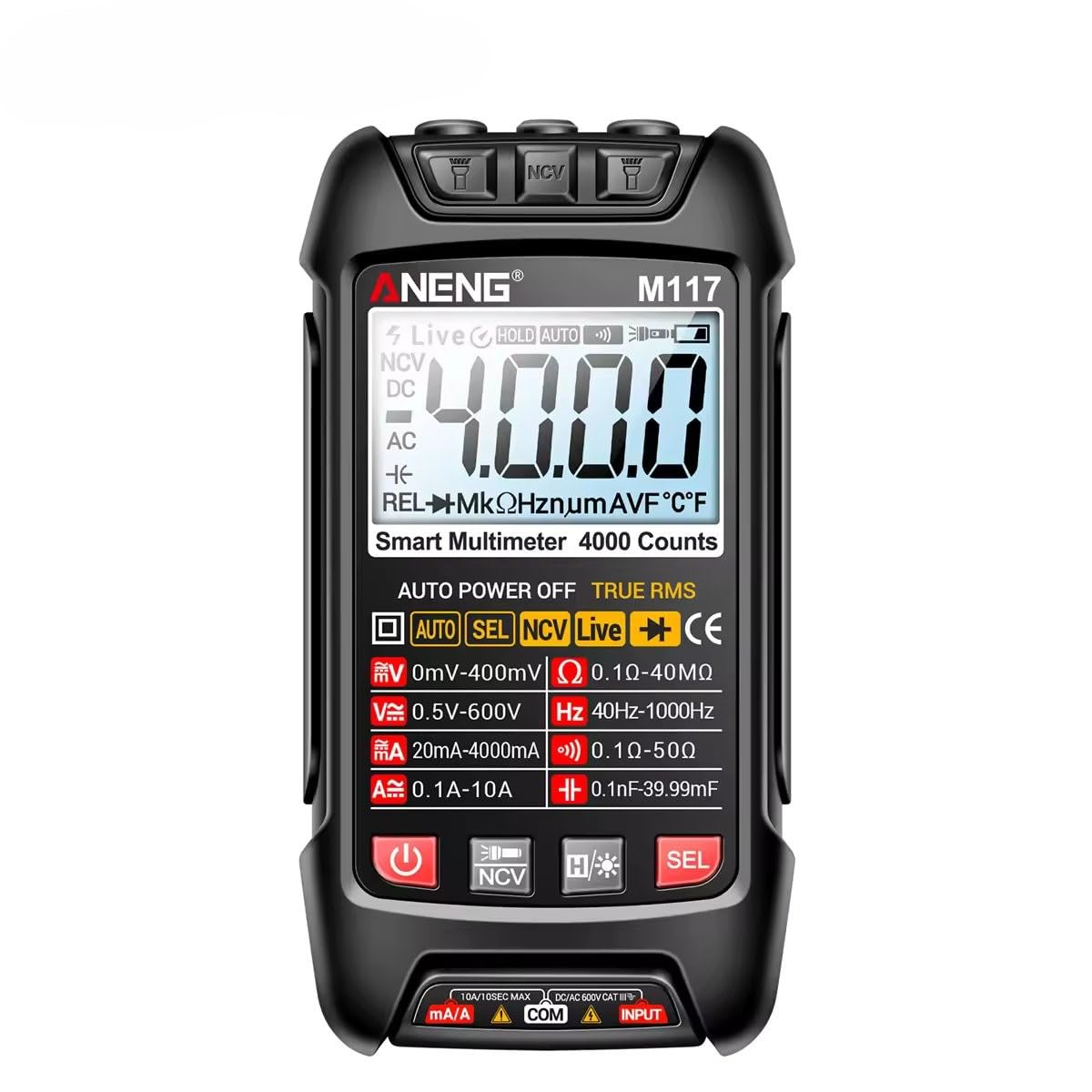 Khatz M117 Smart Digital Multimeter – 4000 Counts, True RMS, AC/DC Voltage Tester with ncv detection, and Backlit Display (B0D6NKH3RY) Amazon Price History, Amazon Price Tracker