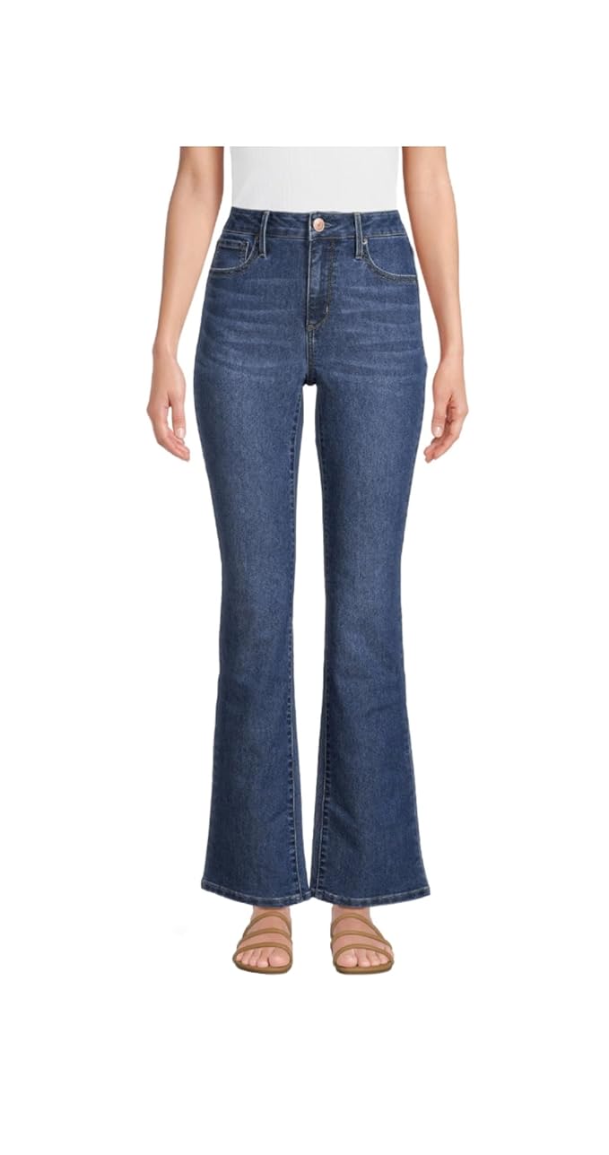 No Boundaries Juniors Mid Rise Bootcut Jean