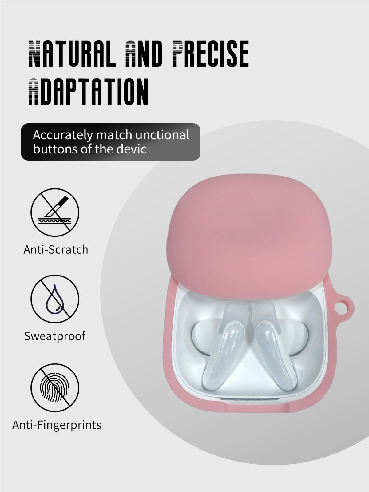 Case for Anker Soundcore Liberty Buds Earbuds, FJIASTB Soft