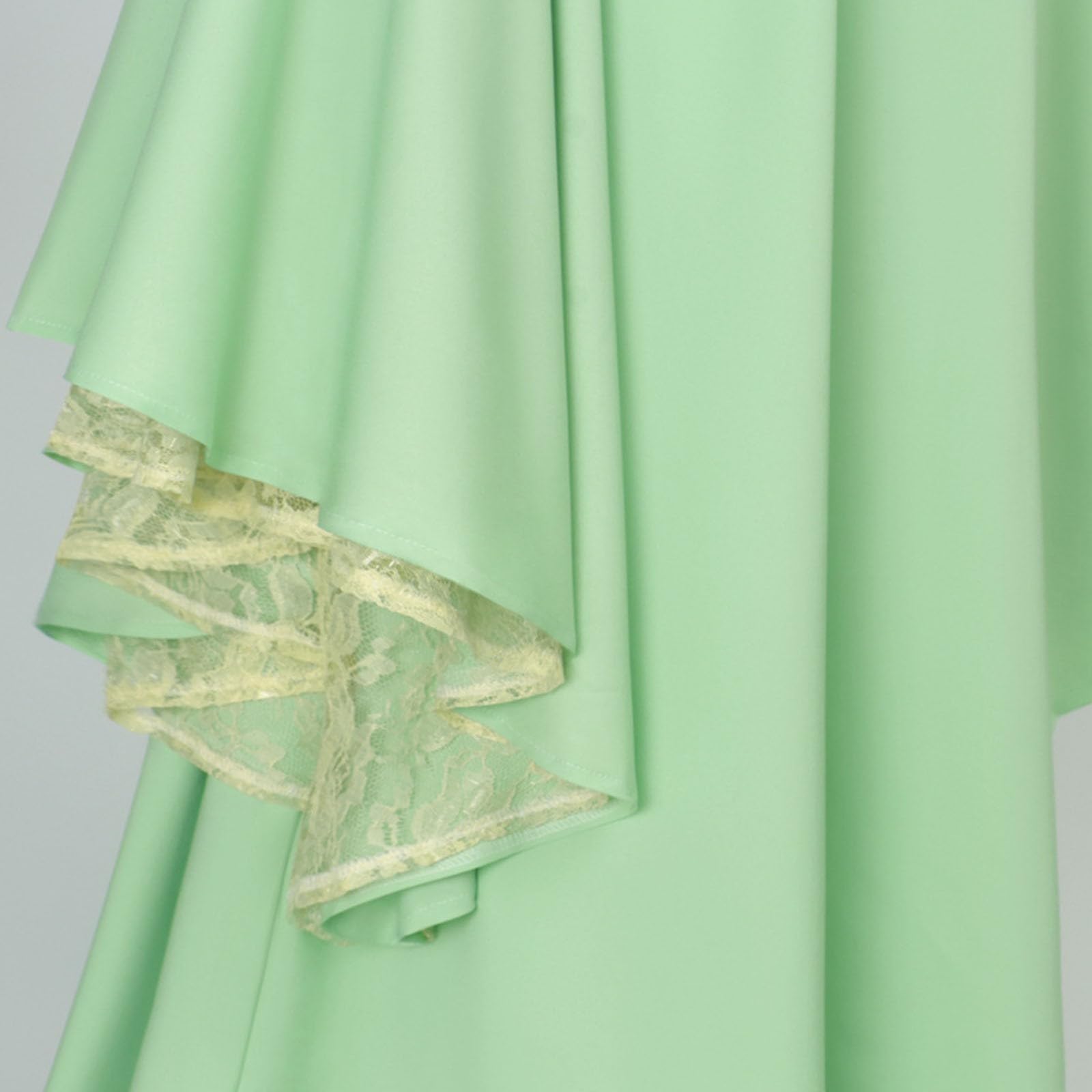 Robe Femme ete Fluide légère, Robe décontractée élégante pour Femme, idéale pour Un Jeu de rôle, avec Ensemble Collier et Jupe fluides. Tenue de soirée Confortable et élégante.