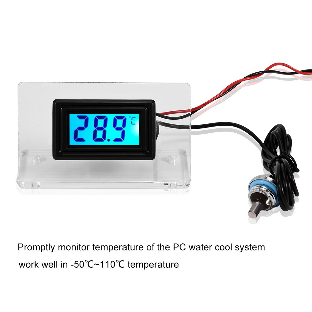 Amazon.co.jp: 温度計 小型 温度計 5V - 24V -50110度 LCD画面 4ピンD