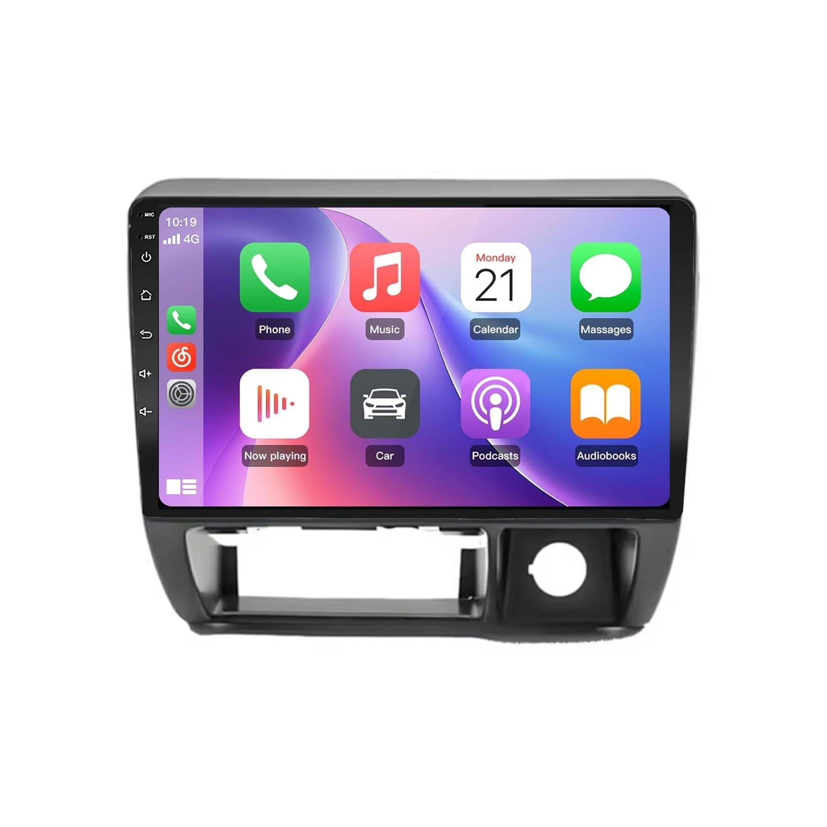 BCBSYCJP Car Radio with Wireless CarPlay Android Auto for Suzuki Jimny 1998-2004 9 Inch Stereo Mirror Link Bluetooth with Android Auto Carplay Wireless WIFI FM GPS,8 Core 4+64G