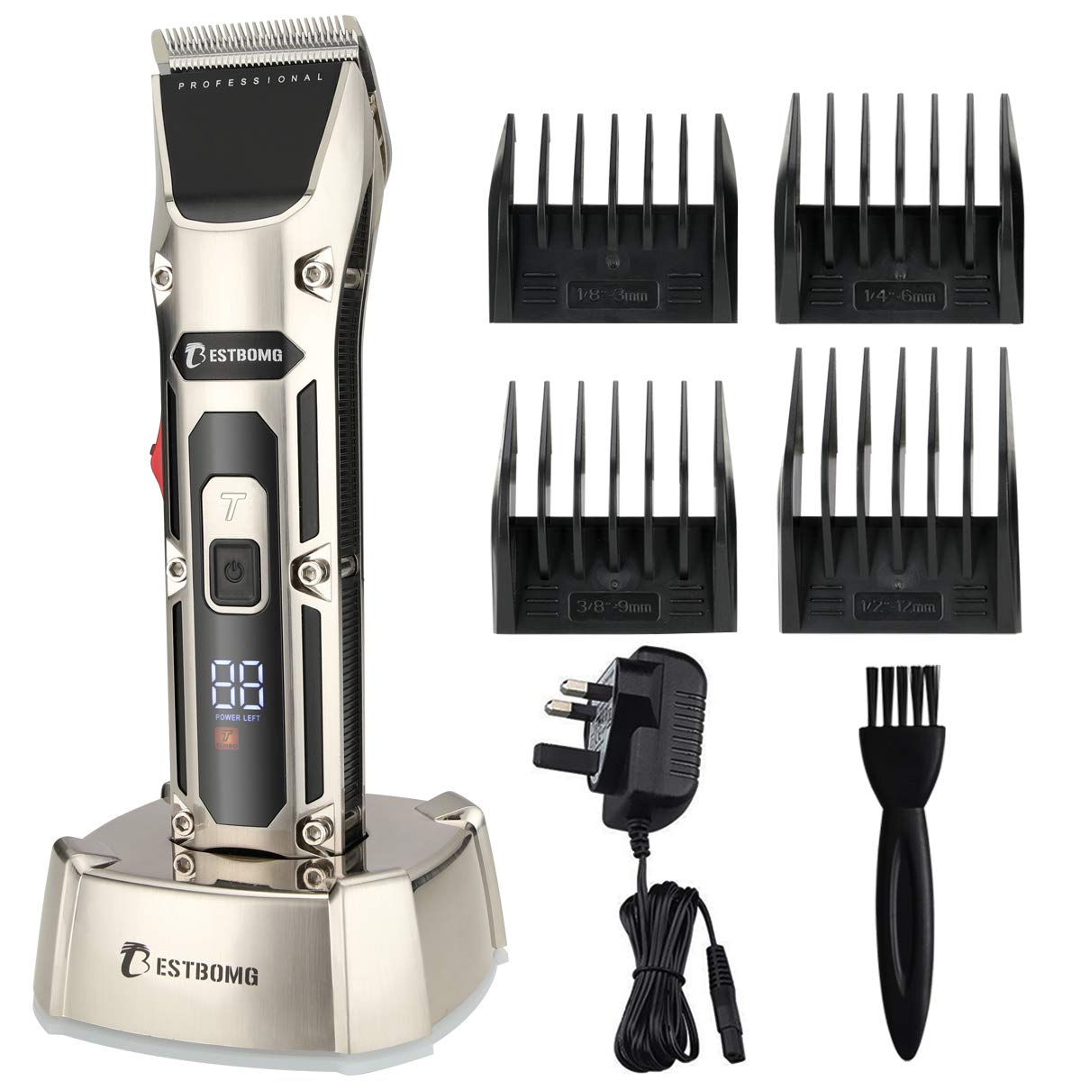 Buy BESTBOMG F28 Pro Hair Clippers 2Speed Cordless Beard Trimmers for