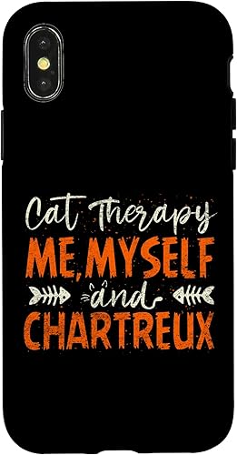 iPhone XXS Me, Myself And Chartreux Thérapie Par Les Chats Case