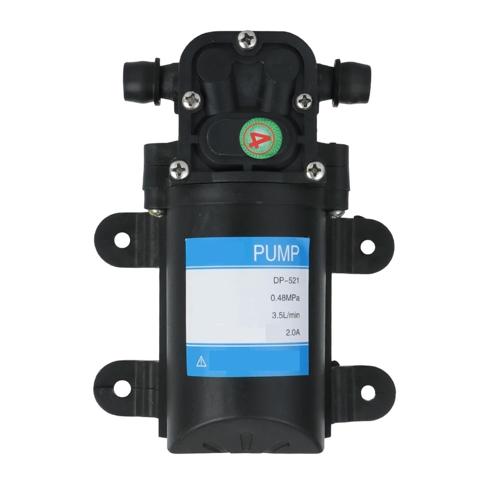 Agricultural Electric Water Pump 12V 70PSI 3.5L/min DP-521 Micro High Pressure Diaphragm for Spray Car Wash Smooth Operation Flow Steady Reliable