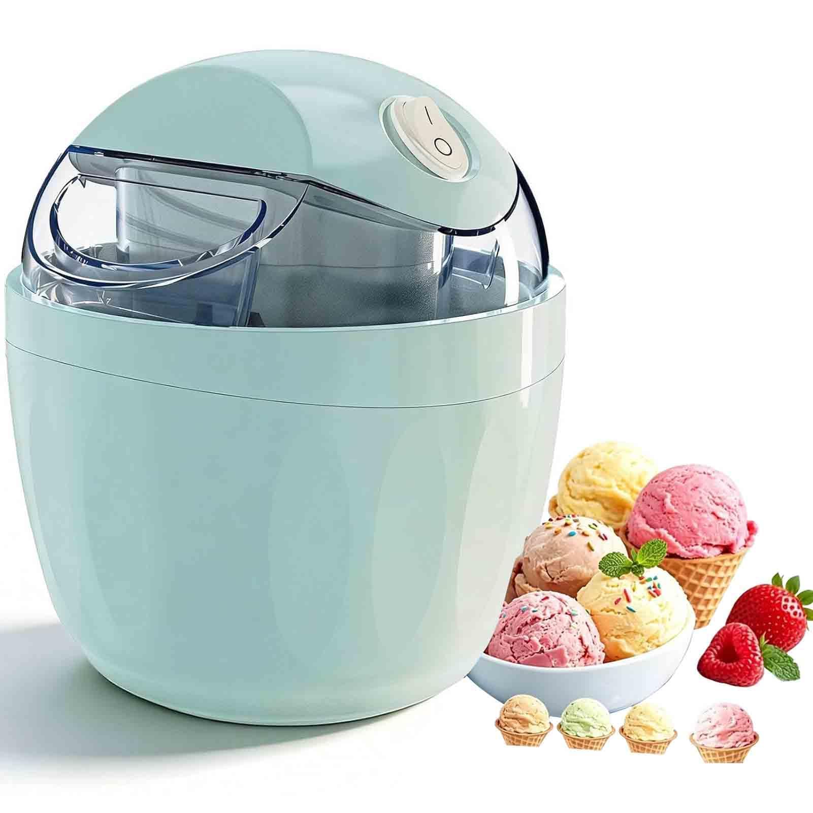 Ghygetrich Ice Cream Maker, Soft Serve Ice Cream Machine Slush Machines Whippy Ice Cream Machine Green