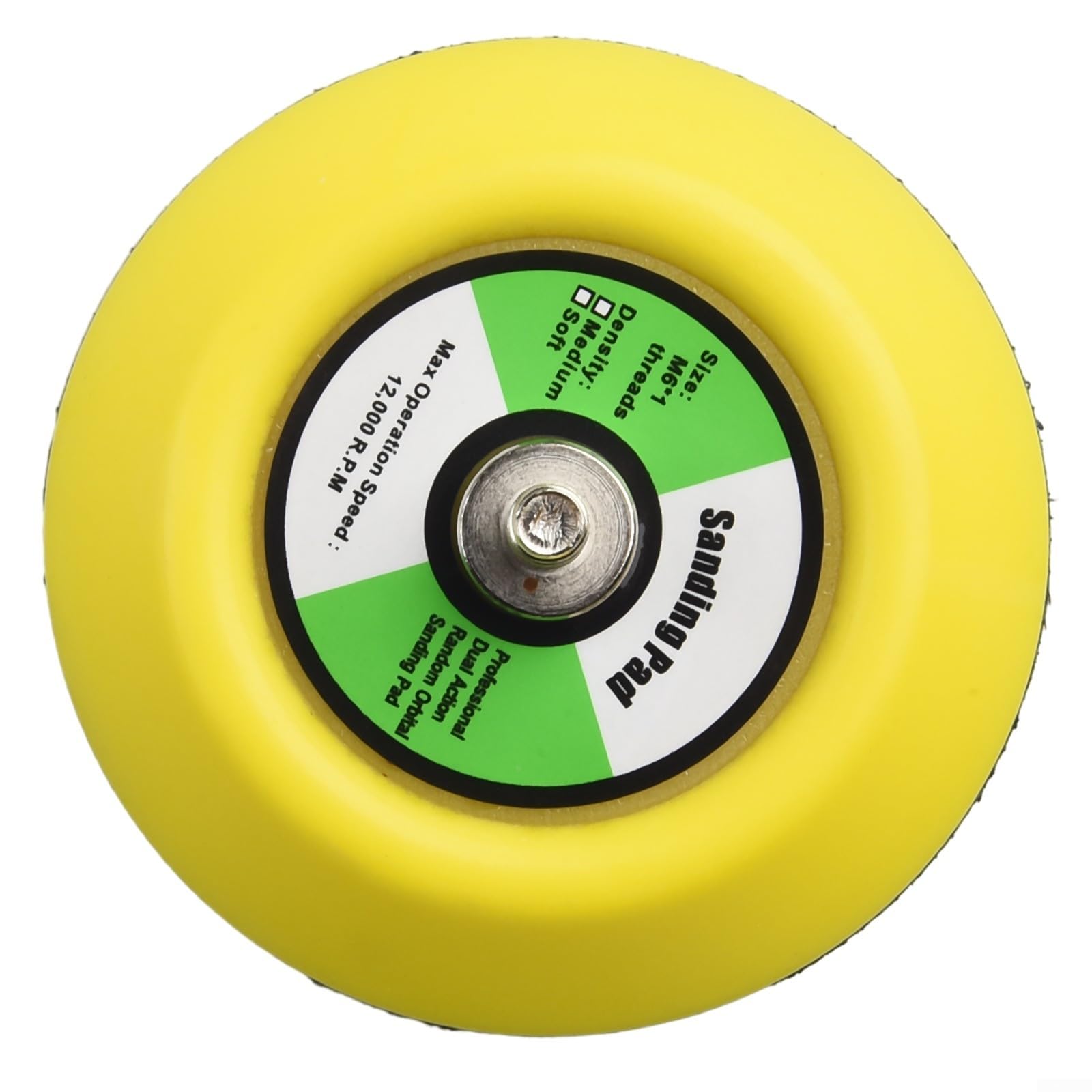 Platorello per lucidatura a gancio da 75 mm, accessori per smerigliatrice angolare per levigatrici pneumatiche, filettatura maschio M6, diametro 7,6 cm, set da 5 pezzi, fino a 12000 giri/min (5 pezzi)