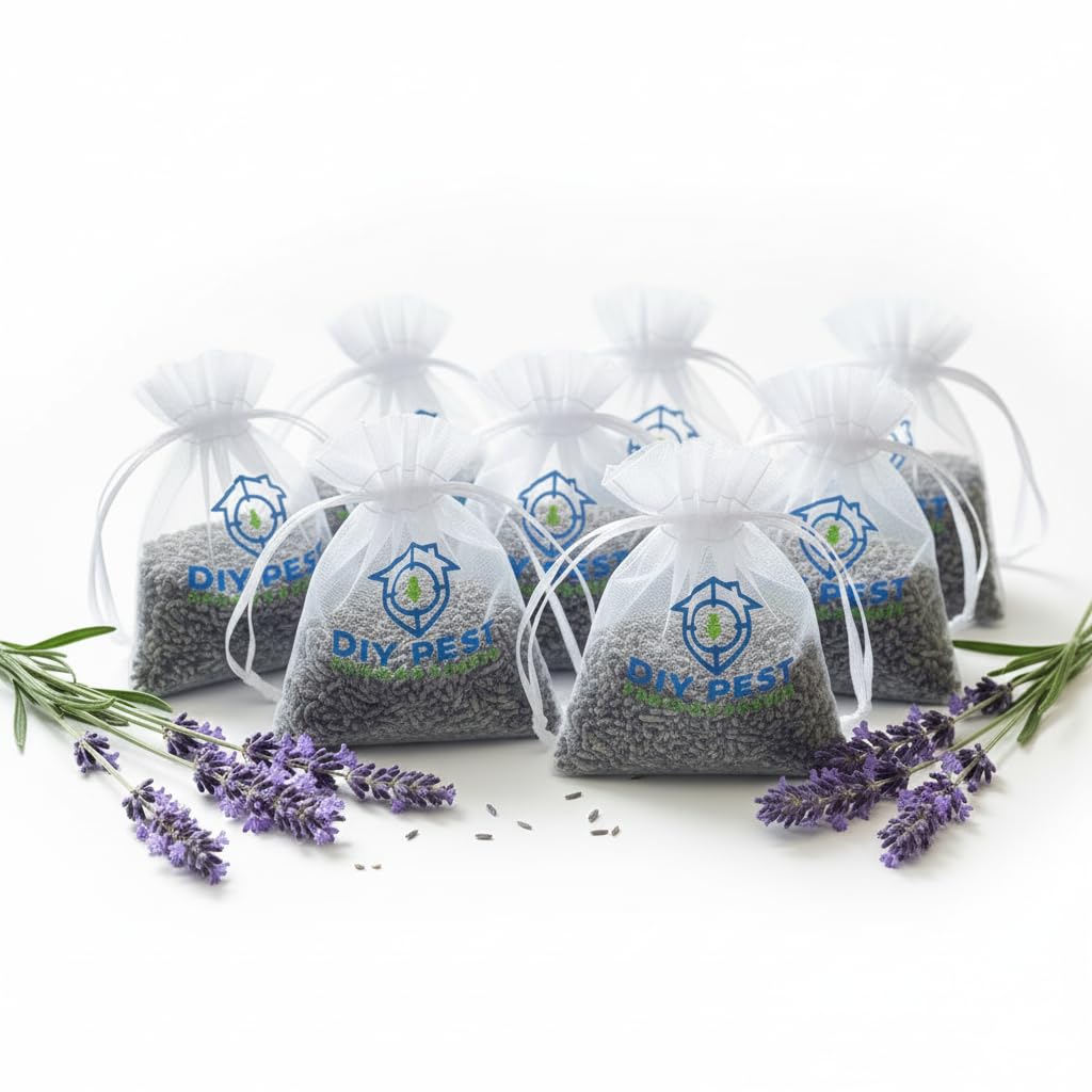 DIY Pest Lavender Clothes Moth Bags – Pack of 10x 7g Sachets, Wardrobe & Drawer Protection for Wool, Cashmere & Fabrics, Long-Lasting Freshness
