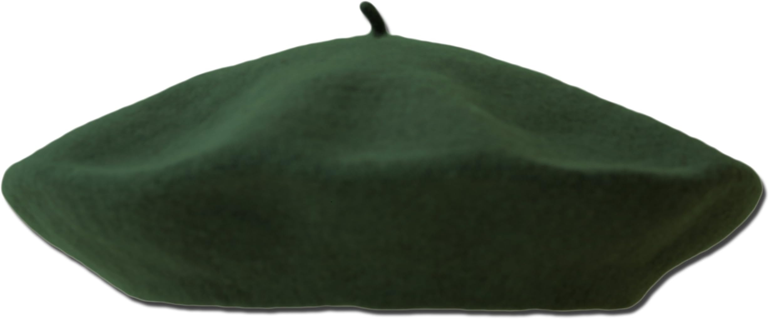 Classic Wool Beret One Size Adult -, Army Green