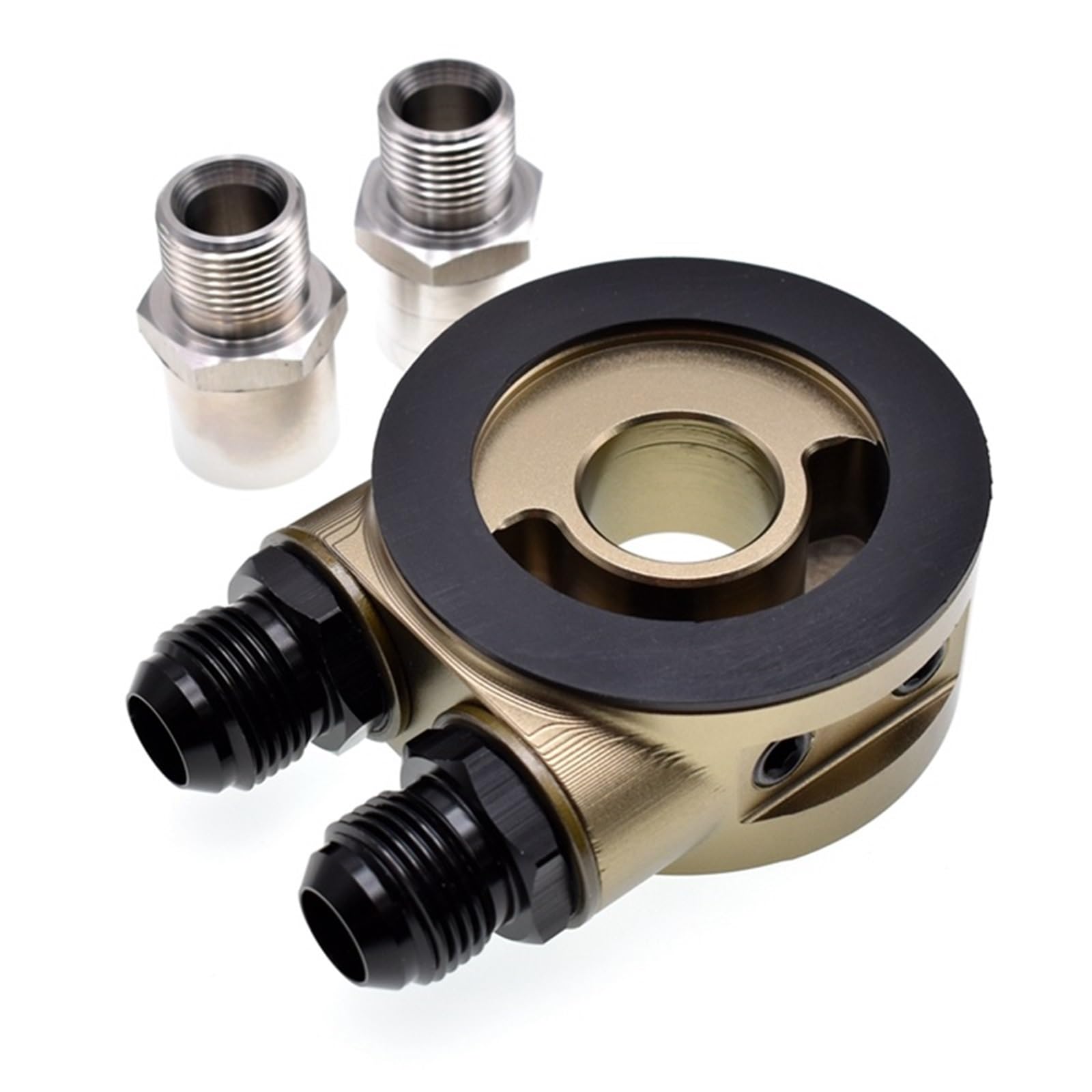 Adattatore per radiatore Olio per Auto in Alluminio Universale, Filtro Olio Motore, Kit Piastra radiatore Olio AN10 AN8