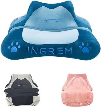 INGREM Multi Functional Memory Sponge Pillow, Ergonomically Designed, Relaxing Shoulders and Neck, Relieving Shoulder and Neck Fatigue, with Three Pillowcases