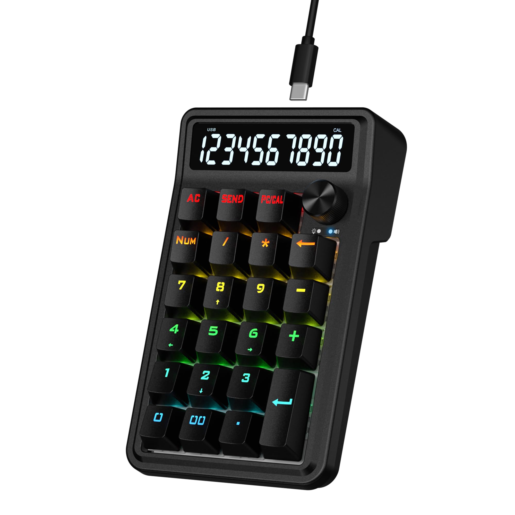 ⭐︎けい⭐︎ Redragon K733 Wired Gasket RGB Number Pad, 22 Keys Mechanical