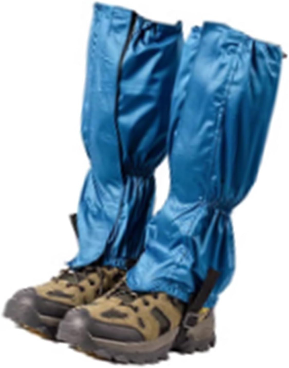 Hiking Gaiters，Breathable Leg Gaiters, Adjustable Lightweight Shoes Gaiters for Hunting Mountaineering Snowboarding Fishing(Yellow)