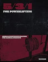 5/3/1 for Powerlifting: Simple and Effective Training for Maximum Strength by Jim Wendler (2011) Paperback - coolthings.us