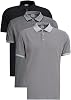 AC&Co/Gold Star Classics Men's Non-Wicking Cotton Slim Fit Curlproof Polo Collar Basic T-Shirt