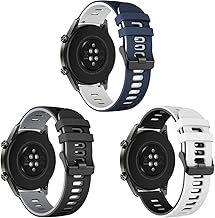 Strap Compatible with Huawei Watch GT2 Pro 46mm,Huawei Watch GT 3 Pro 46mm/Watch GT 46mm/Watch GT Active/Watch 2 Pro/Galaxy watch 3 45mm/Galaxy Watch 46mm,22mm Silicone Strap
