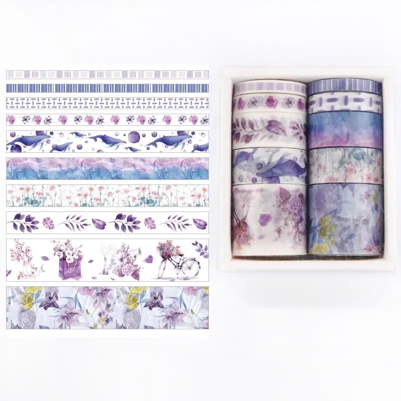 SEDLAV Spring-Inspired Washi Tape Rolls- Craft Project Supplies Tape-Springtime Creativity Tape- Creative DIY Crafting and Tribute Wrapping SEDLAV Spring-Inspired Washi Tape Rolls- Craft Project Supplies Tape-Springtime Creativity Tape- Creative DIY Crafting and Tribute Wrapping