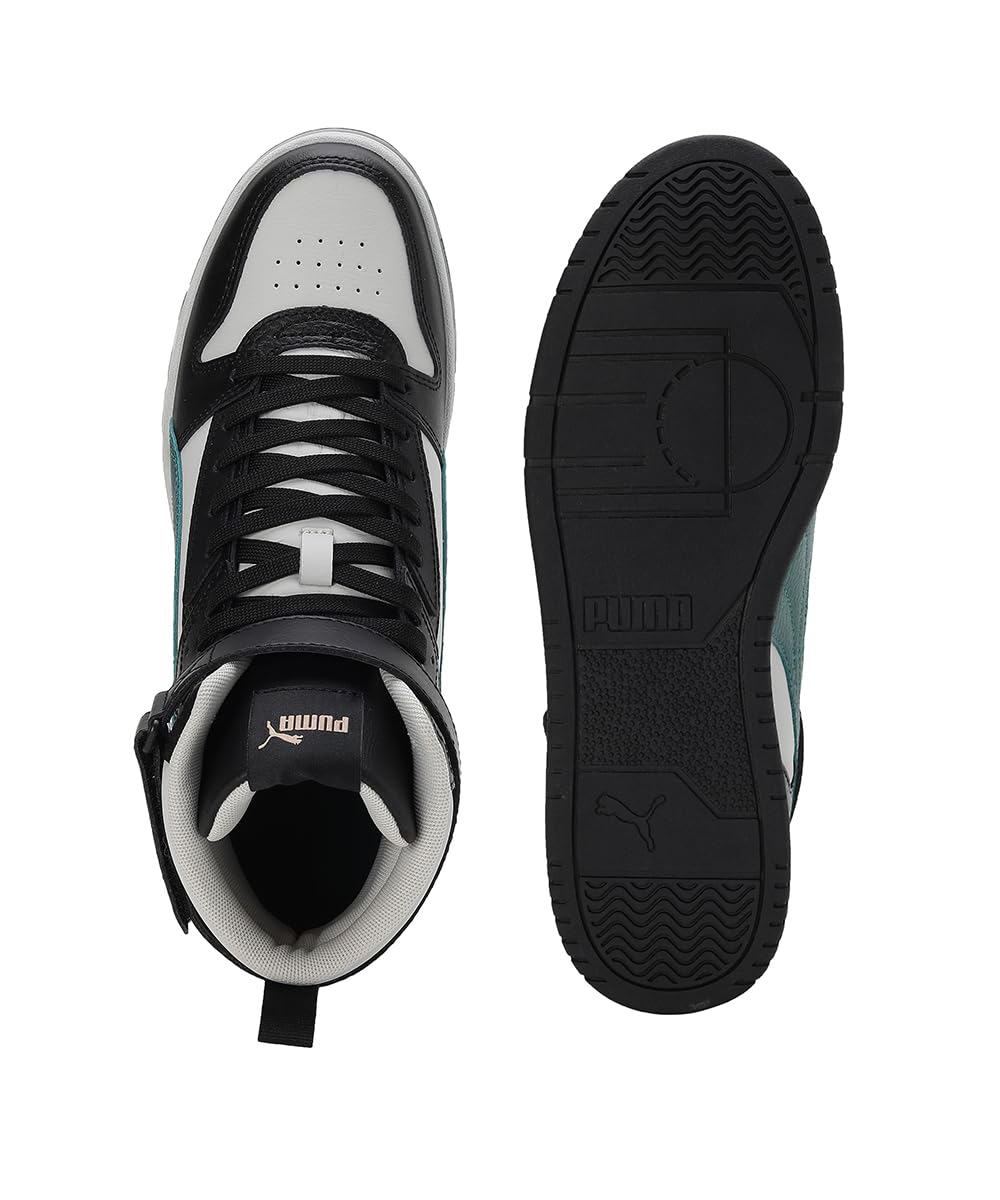 PUMA RBD Game Sneaker High Unisex 385839 10 Weiss-grün
