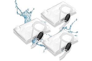 3-Pack 40-Gallon Water Bladder Storage Bags for Emergencies, Camping, Rainwater Collection, Gardening, and Irrigation