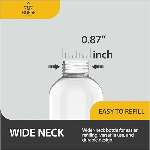 Miniatura 6 de Bar5F Botella de spray pequeña de 2.5 onzas de tamaño de viaje, mini botellas de spray vacías a prueba de fugas para tónicos, niebla facial y