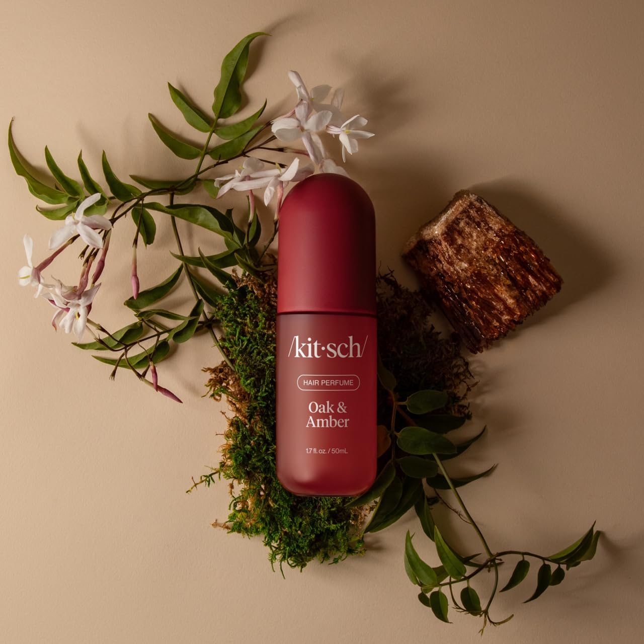 Kitsch Hair Perfume for Women - Oak & Amber | Clean, Deodorizing & Patented Odor-Eliminating Technology Hair Spray & Body Mist - Freshen Hair, Body & Pillows- Berries and Blooming Jasmine Scent - 50mL - Image 9