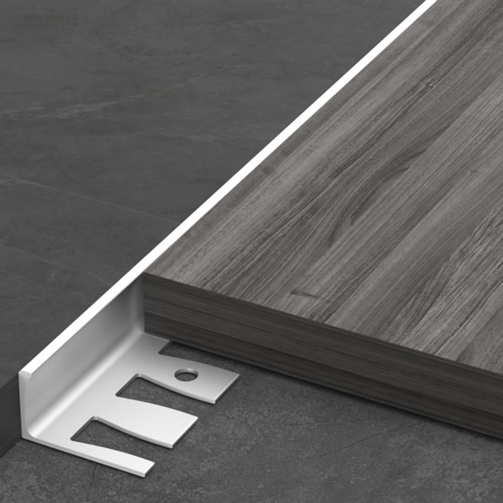 Buy 36in Long Bendable Transition Strips Aluminium, Wood to Tile L