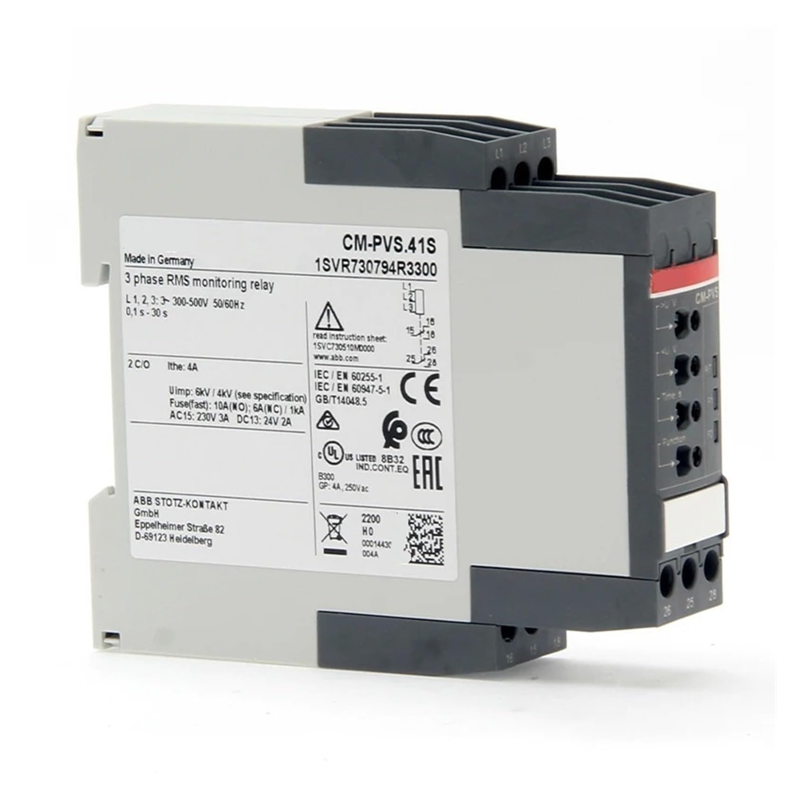 PIHWGUVD Relay CT-VWD.12 1c/o Product ID 1SVR500130R0000