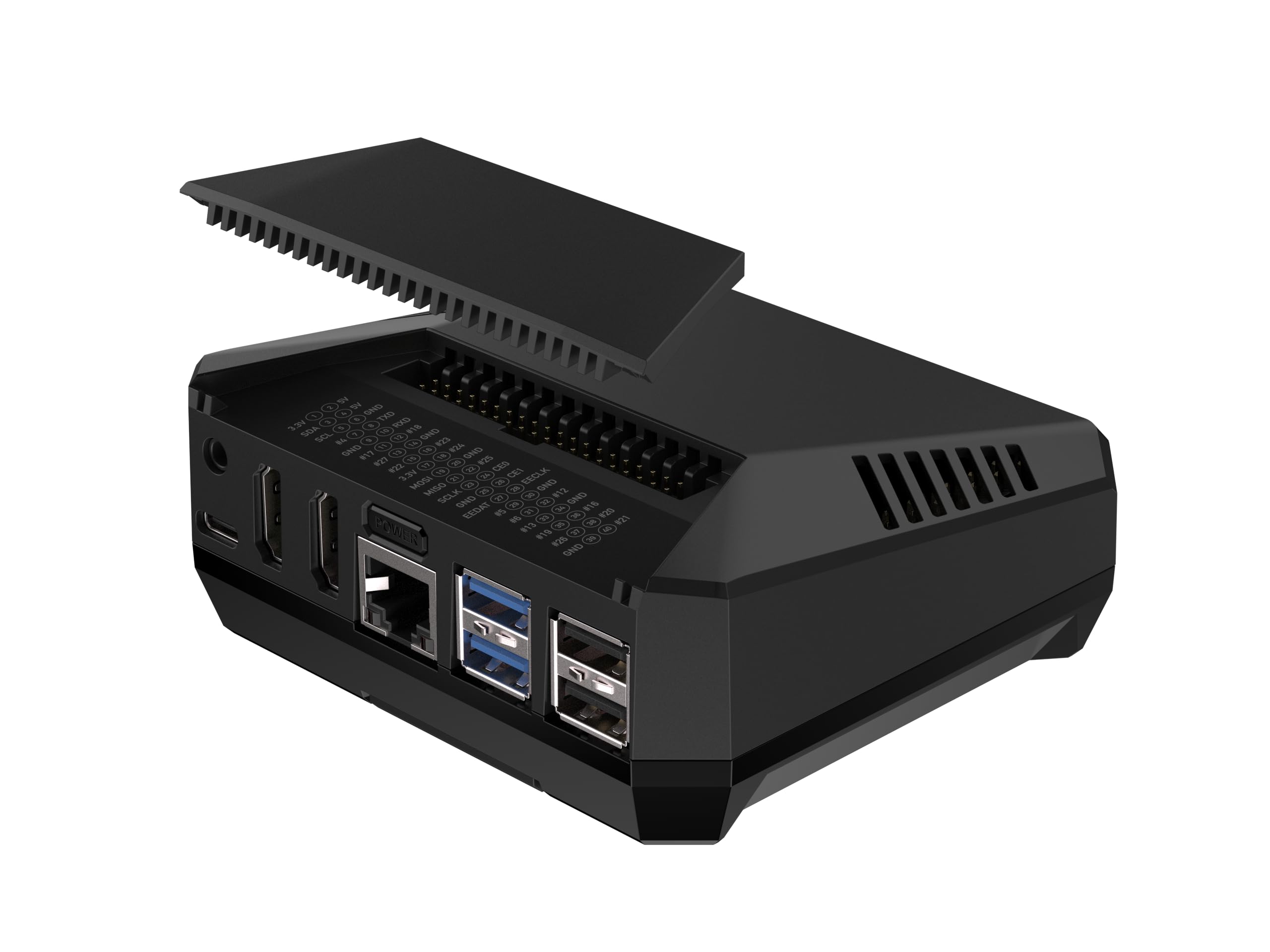 Raspberry Pi 5 / 8GB Fertigsystem/Argon ONE V3 M.2 NVME PCIE / 250GB SSD/Trixie