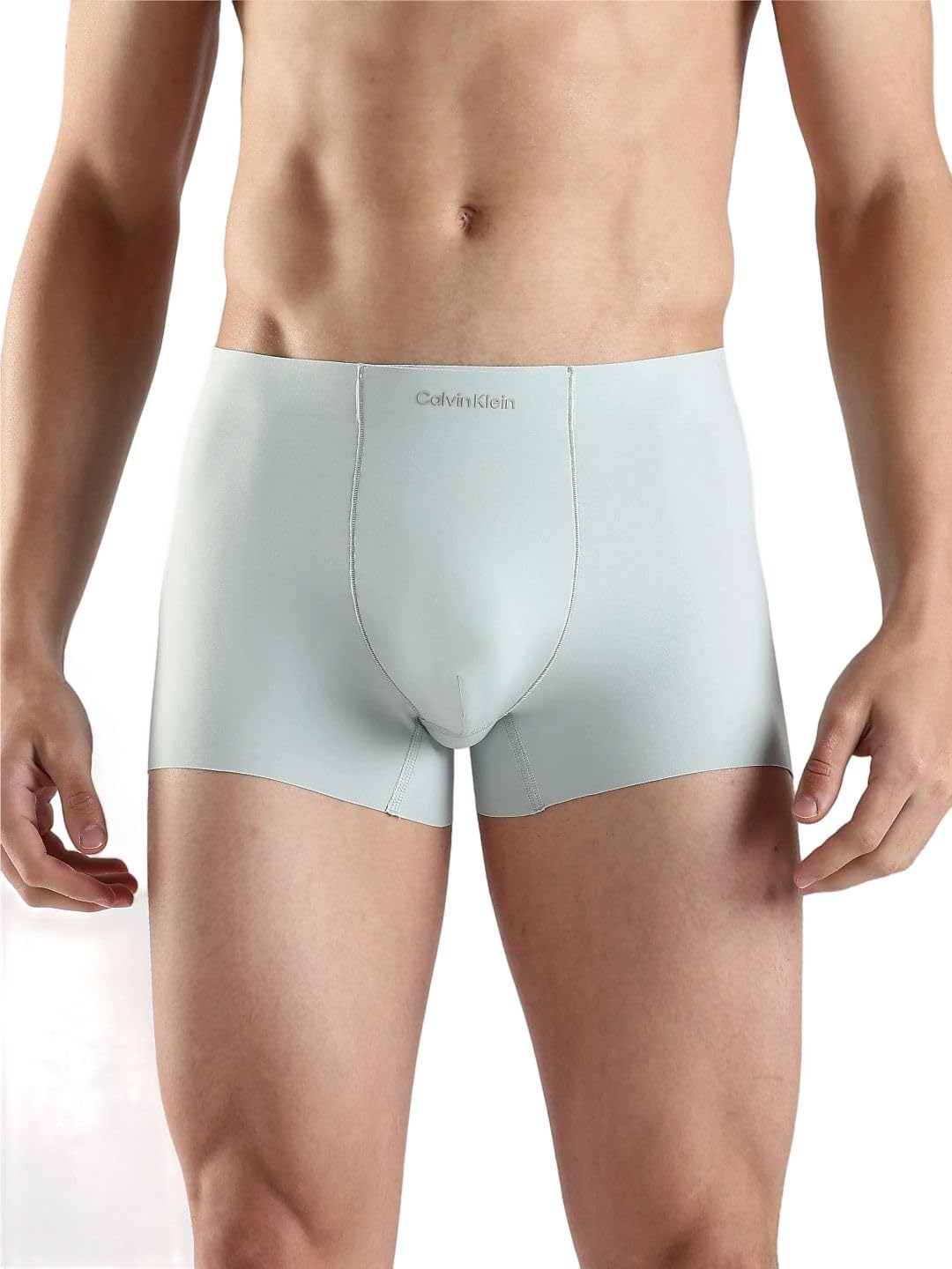 Blue Solid Low Rise Trunk-image-12