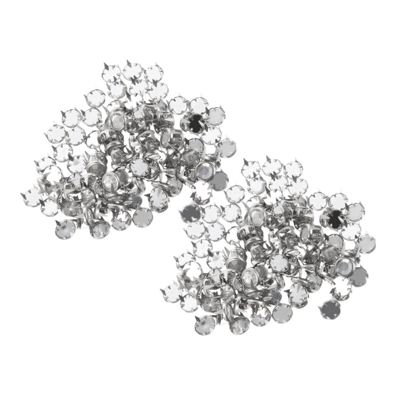 ERINGOGO Hollow Rivets 100pcs Spike Fastener Studs for Clothing Decorative Claw Nails Dressmaking