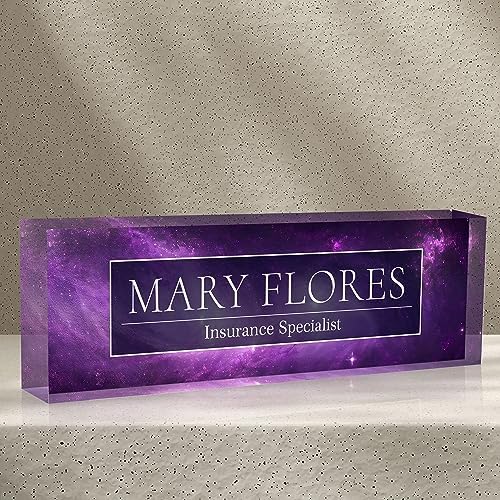Office Desk Name Plate Personalized, Custom Name Plates for