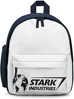 [COOLEAD] キッズバッグ マーベル スタークインダストリーズ アニメ 子供 バックパック スクールバッグ リュックサック 通園リュック かわいい 大容量 軽量 遠足 旅行 新学期 入園祝い 子供の日 人気 プレゼント ui9o650jn