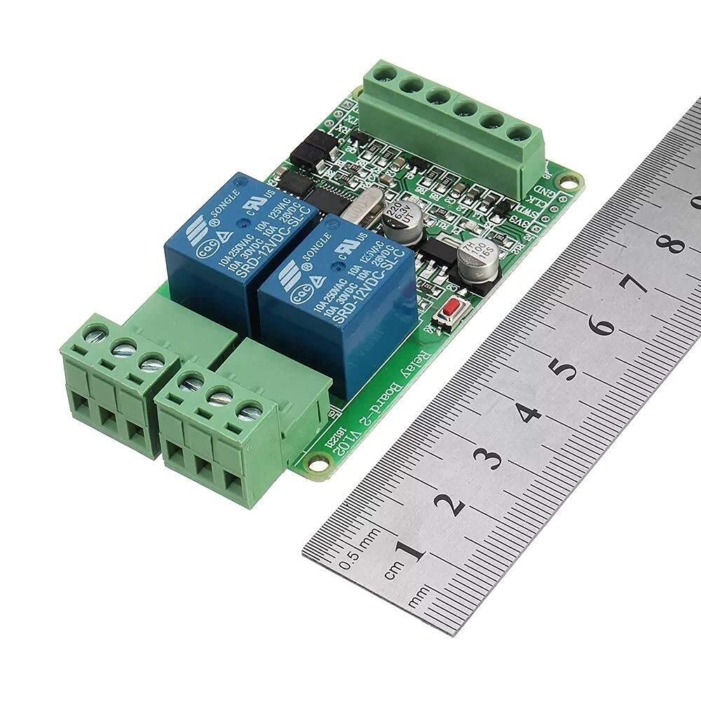 ZXY-NAN 2 Channel Switch Input TTL/RS485 Interface Communication 2-Way Relay Module Output Module Module