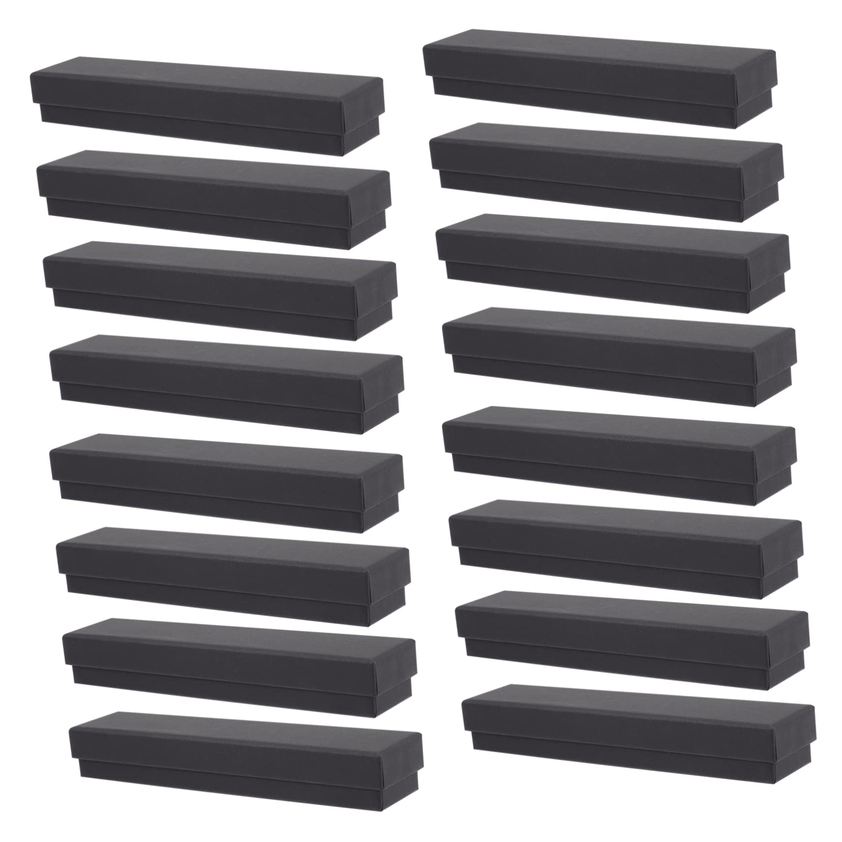 Lot de boîtes à bijoux Healvian rectangulaires pour emballage de montres et colliers individuels