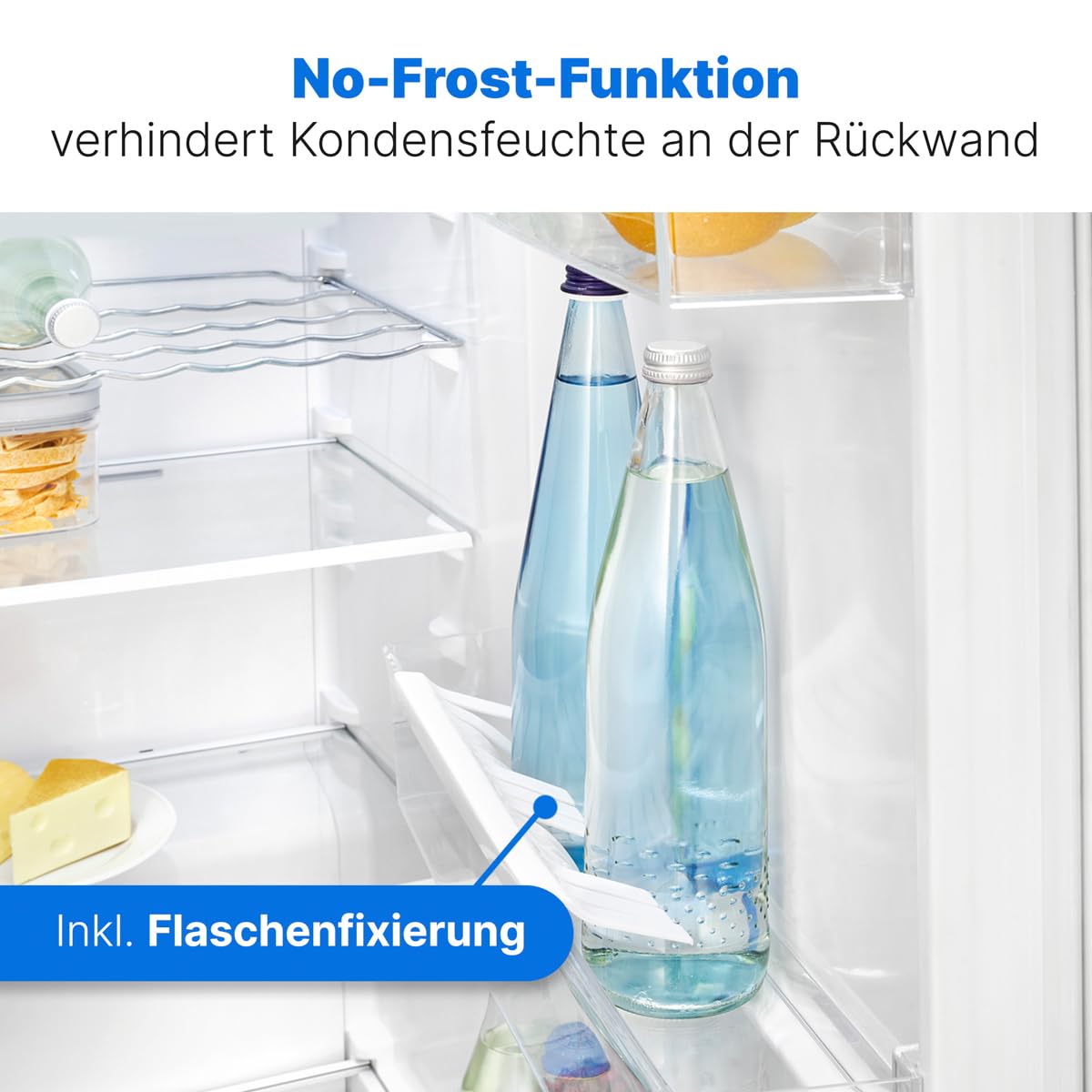 Bomann VS 7345 Kühlschrank 322L 172cm Schnellkühlfunktion MultiAirflow weiß