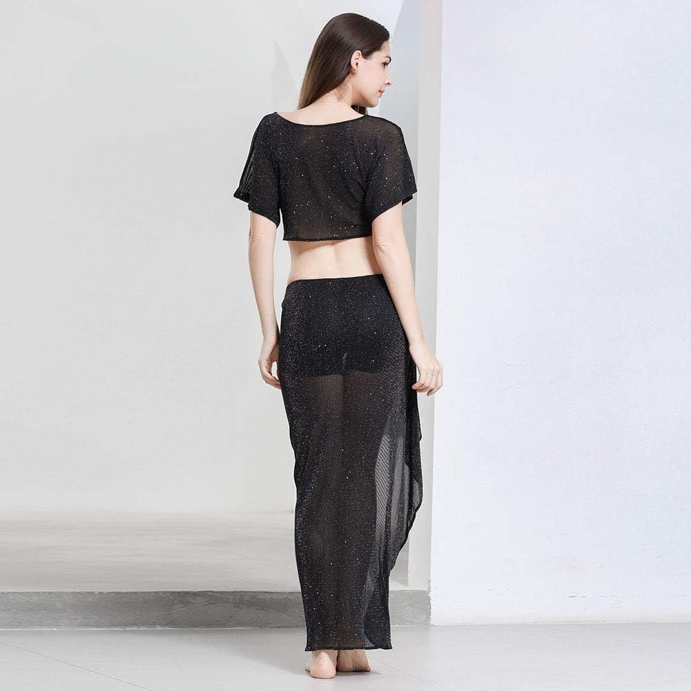 ROYAL SMEELA Belly Dance Costume for Women Belly Dancing Skirt Slit Bat Sleeve Tops Belly Dancing Outfit Carnival Costumes - Image 7