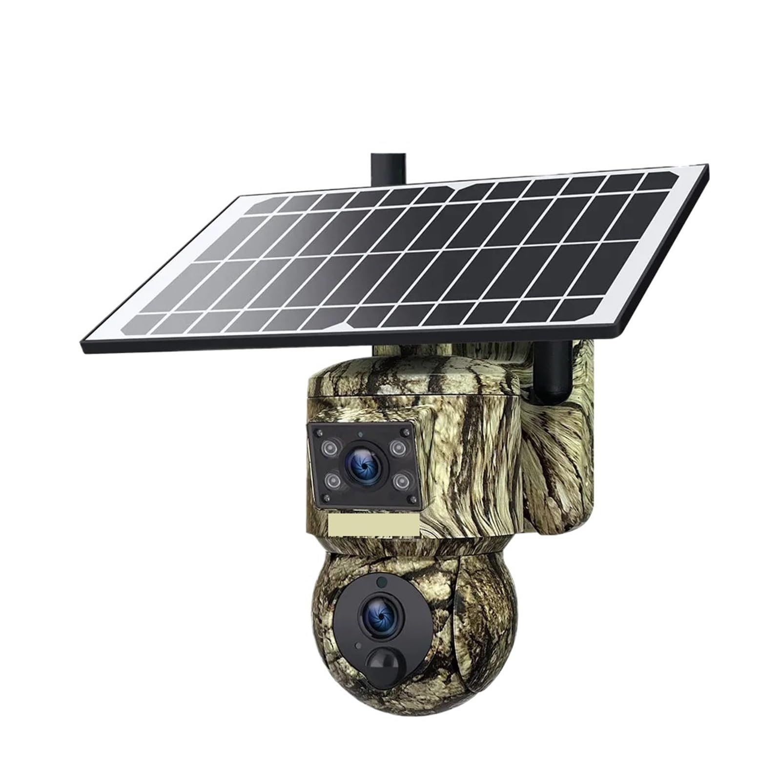 Cámara de rastreo Solar 4G de 8 MP con Doble Lente