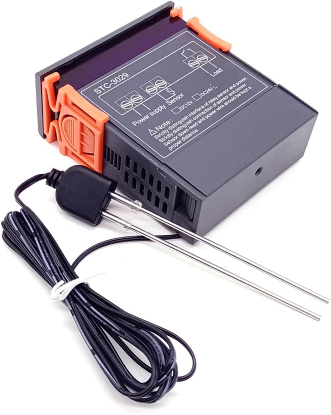 Miernik wilgotności gleby i regulator wilgotności temperatury do szklarni, monitor notowania gleby, DC24V STC-3029 AC, dokładny odczyt do pielęgnacji roślin