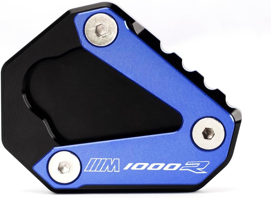 Modeer Motocycle Kickstand Shoe For M1000R 2023 2024 2025 CNC Foot Side Stand Enlarge Extension Pad m 1000r m 1000 r m1000 r Accessories (blue)