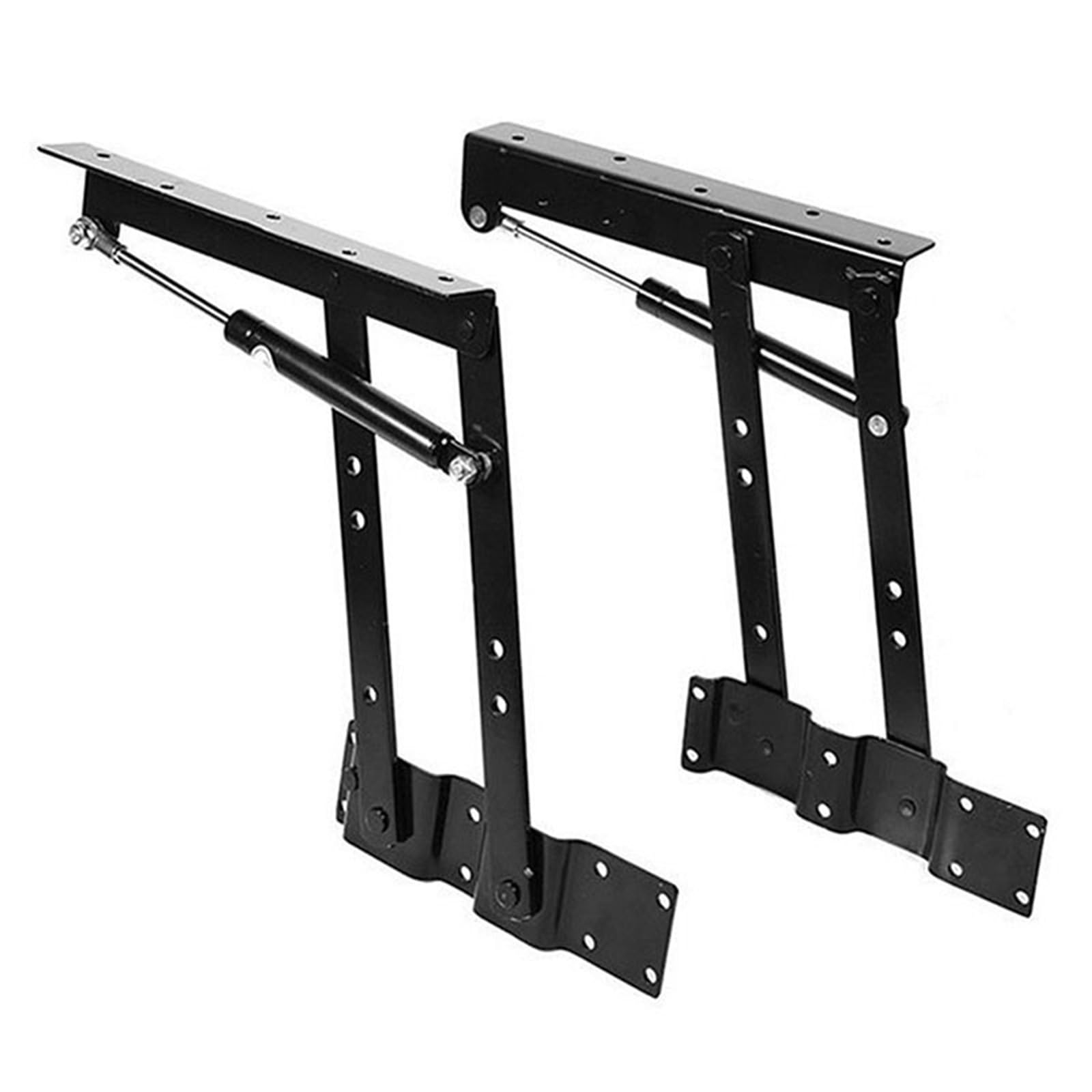 2 Teile/satz Klapp Möbel Scharniere Kaffee Tisch Hebe Rahmen Scharnier Lift Up Schreibtisch Heber Hardware Zubehör FüR MöBel(Black A)