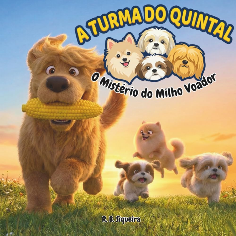O Mistério do Milho Voador: Um Livro Infantil Divertido sobre Amizade e Compartilhar para Crianças de 3 a 5 Anos (A Turma do Quintal)