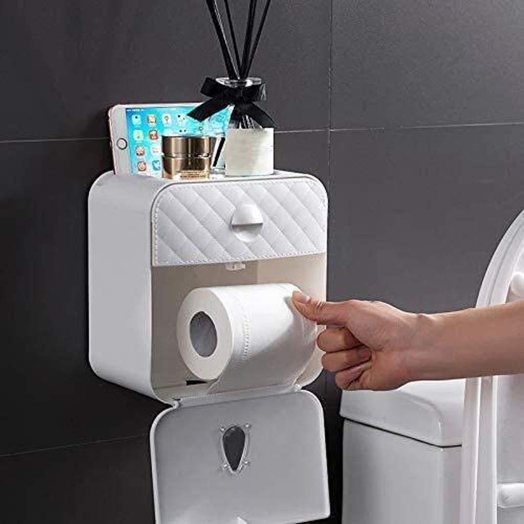 Porta carta igienica adesivo Porta fazzoletti da cucina per bagno autoadesivo impermeabile da parete