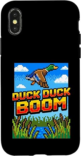 Miniatura 5 de Funny Duck Hunting Pixel Art Retro Gamer 8-Bit Arcade Boom Case for iPhone 16 Pro