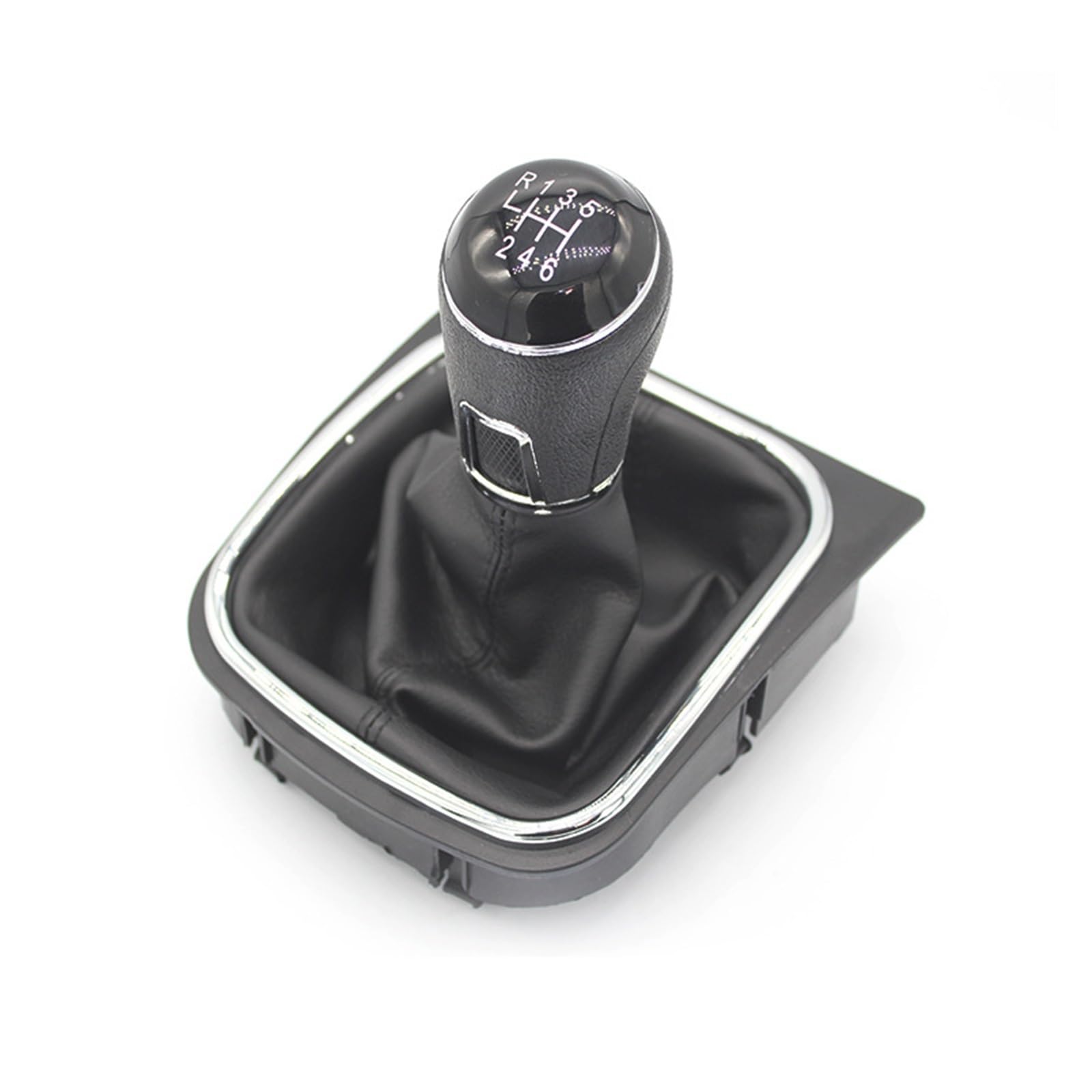 Rbevcrr 6 Speed Car Shift Lever Knob For Vw For Golf 6 5 For Rabbit For Jetta Mk5 Mk6 2004-2014 Plastic Gear Shift Knob Stick Shifter Pen(6 Speed)