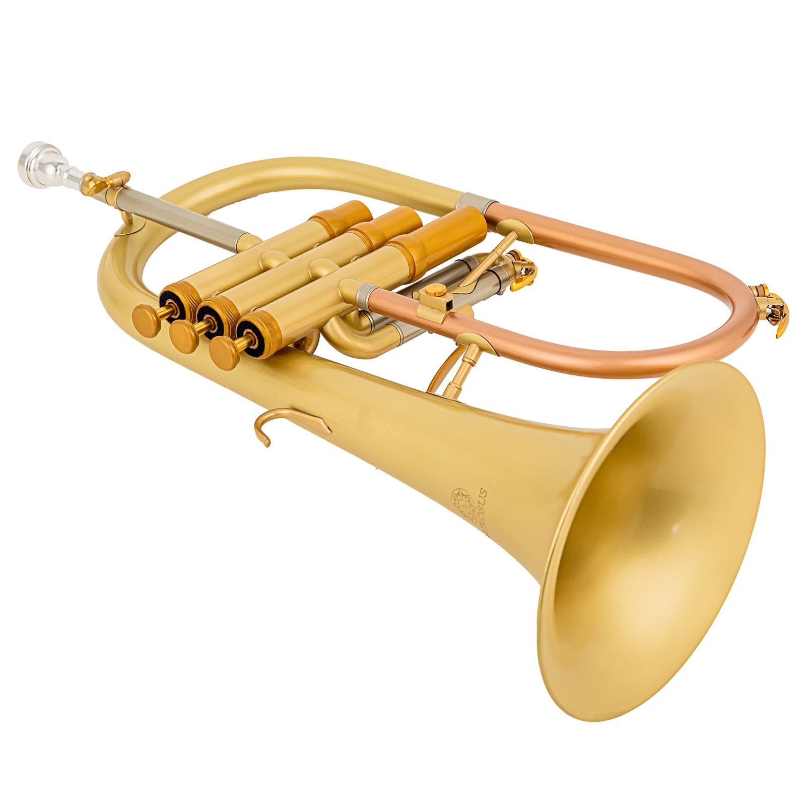 FH-8390 bb flugelhorn jazz modelo 155 mm campana de acero inoxidable mate