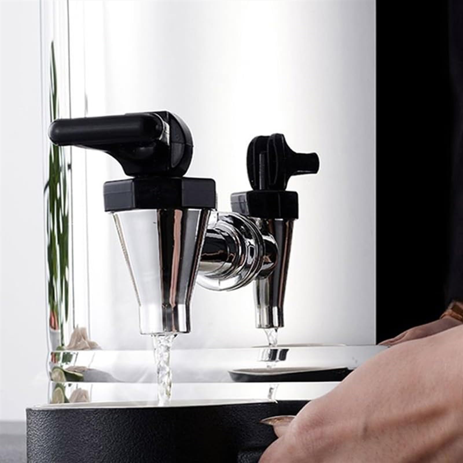 Distributore di acqua calda, scaldabibande isolato in acciaio inox, dispenser per caffè, tè, feste, buffet, hotel