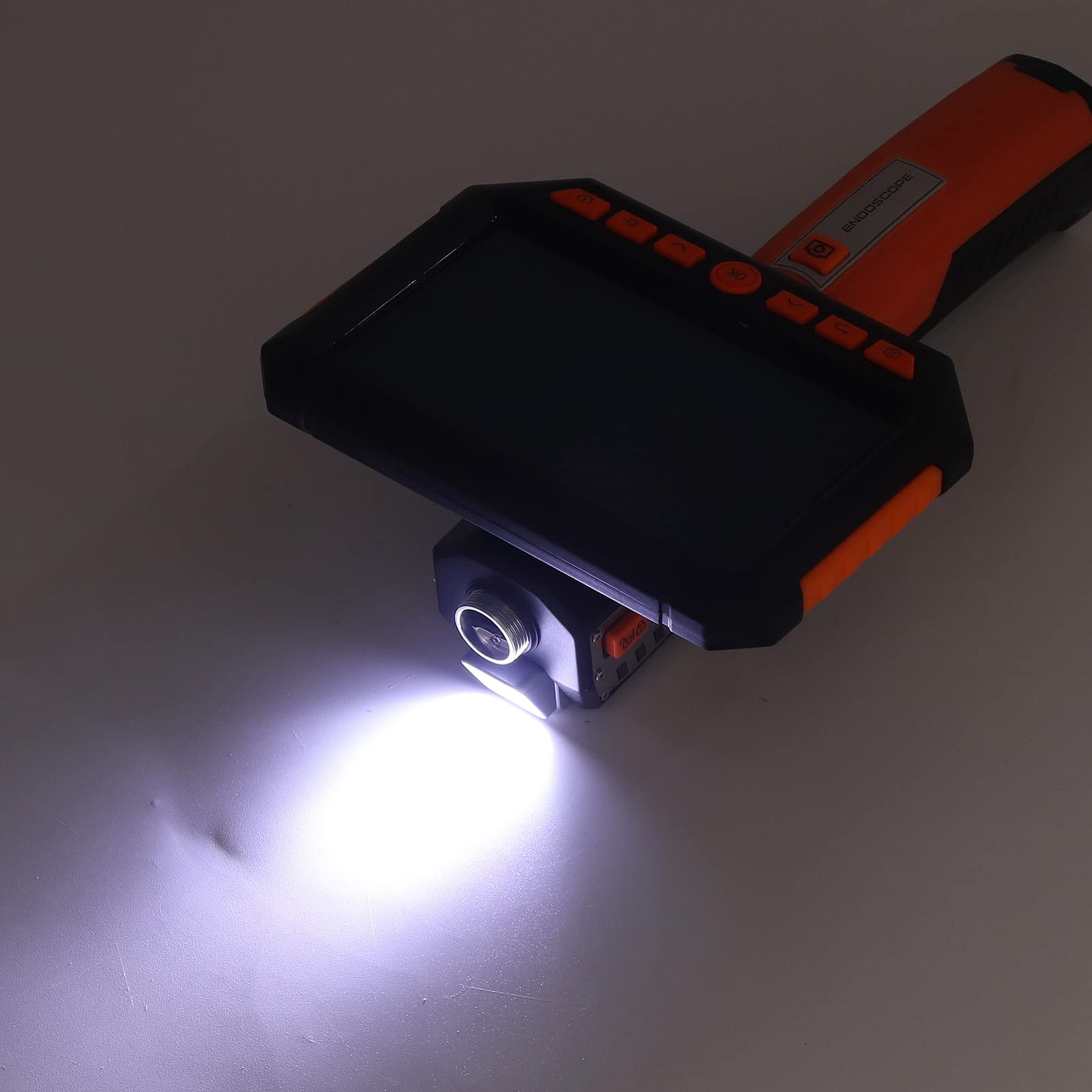 2MP HD Triple Lens Inspection Camera, IP67 Industrial Borescope for Pipeline - Ideal for Automotive Repair and Maintenance