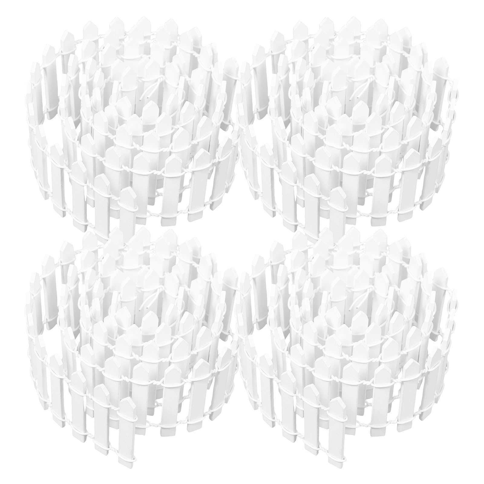 Mini-clôture plastique COLLBATH contre la pourriture des bordures de mini-jardin en pot