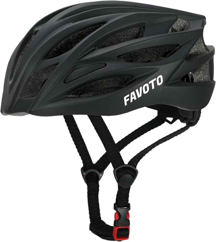 Favoto Bike Helmet Bicycle Helmet Lightweight Cycle Helmet for Adult Men Women Cycling Road Mountain Bike MTB Helmet Safety Protection Adjustable Size