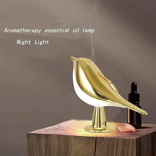 Miniatura 10 de Lámpara de control táctil de noche, lámpara LED de pájaro encantador, lámpara de noche fragante de noche, lámpara de noche creativa decorativa